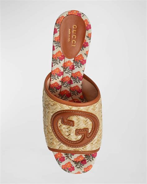 gucci gg sandals replica|authenticate gucci marmont raffia slides.